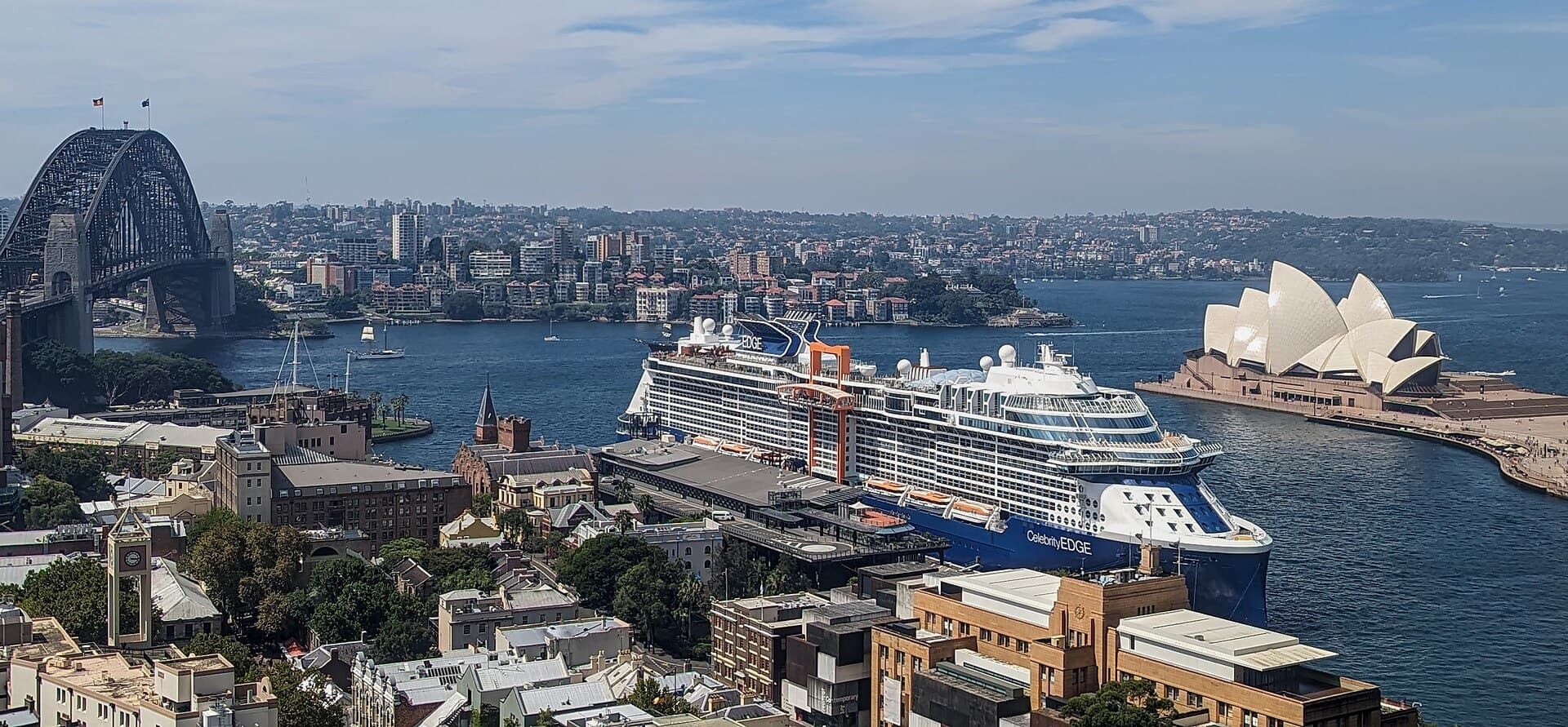 Kreuzfahrtschiff Celebrity Edge in Sydney