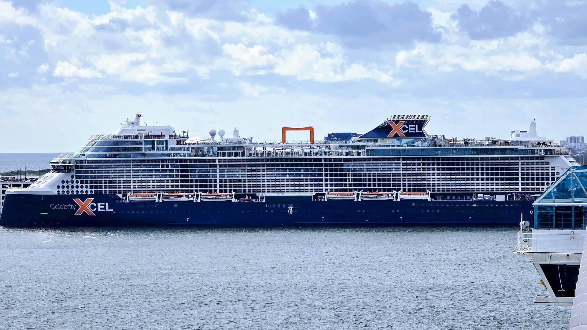 Kreuzfahrtschiff Celebrity Xcel in Port Everglades