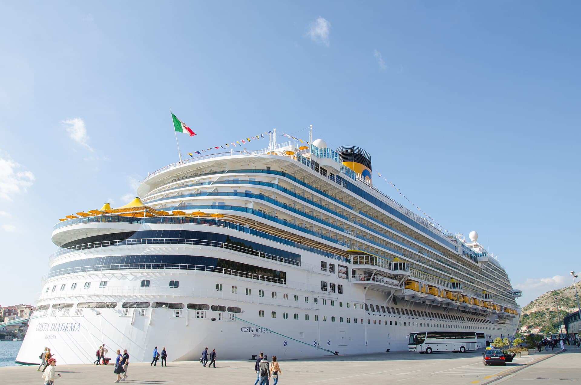 Kreuzfahrtschiff Costa Diadema in Dubrovnik