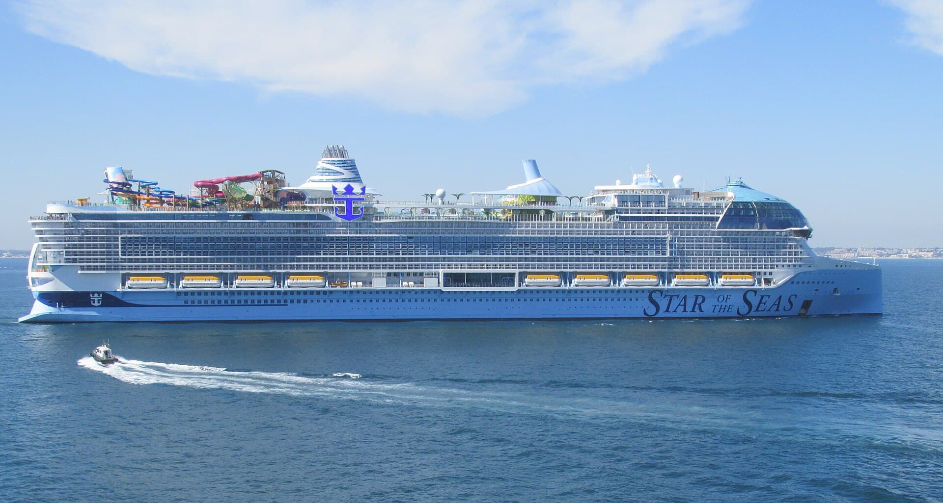 Kreuzfahrtschiff Star of the Seas vor Cádiz